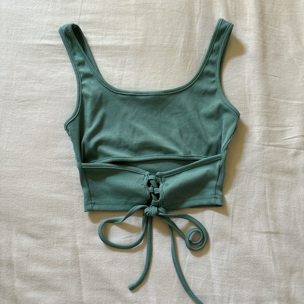 unique cut out shein crop top